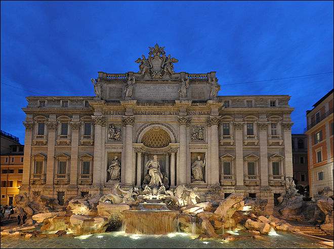 La fontaine de Trévi