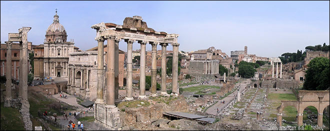 Vue du Forum Romain