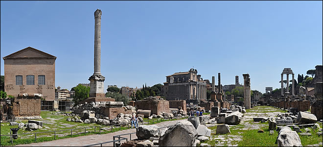 Vue du Forum Romain