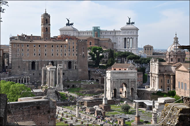 Vue du Forum Romain