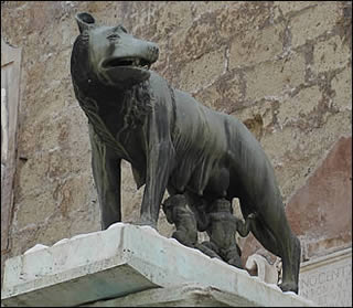 La Louve allaitant Romulus et Remus Histoire de Rome