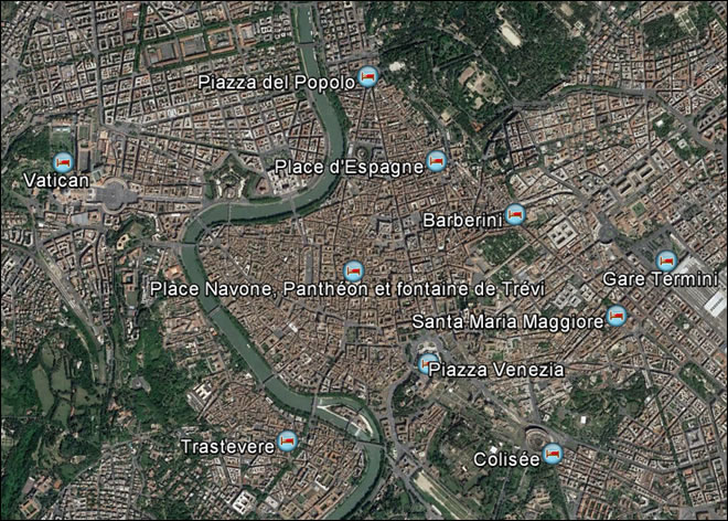 Les hôtels de Rome Les hôtels de Rome