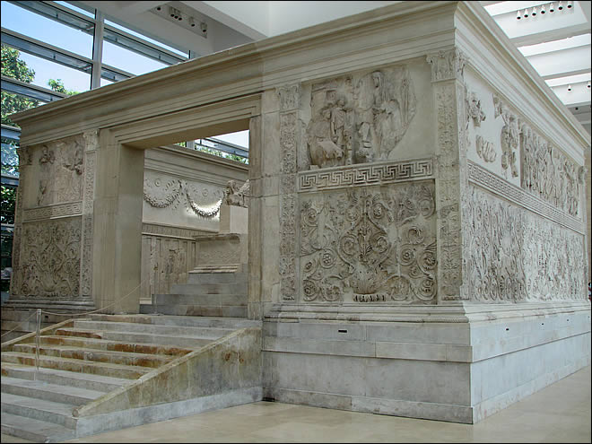 Vue de l'Ara Pacis