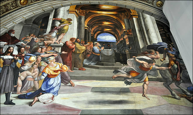 La chambre d'Héliodore Les musées du Vatican