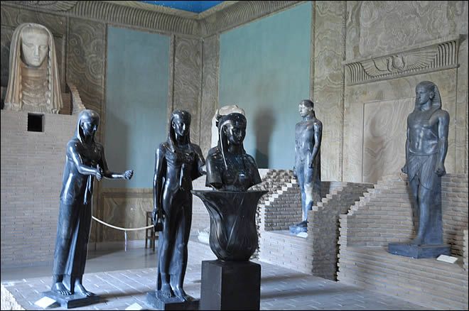 Salle du musée Egyptien Les musées du Vatican