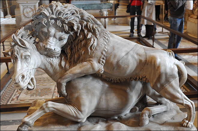 Salle des animaux Les musées du Vatican
