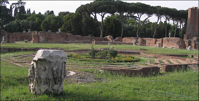 La Domus Flavia Le mont Palatin