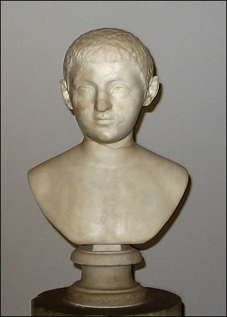 Buste antique au musée du Palatin Le mont Palatin