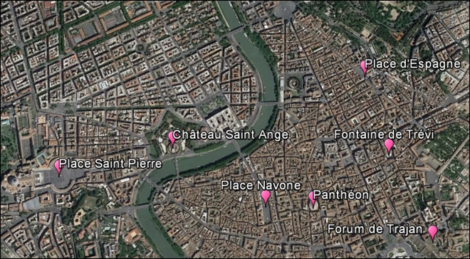 Programme de visite de 1 jour à Rome Plan de visite jour 1