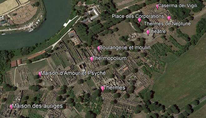 Programme de visite du 3ème jour à Ostia Antica avec des enfants Plan de visite jour 3