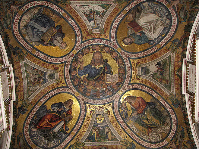 Mosaïque de l'église Santa Croce in Gerusalemme L'église Santa Croce in Gerusalemme