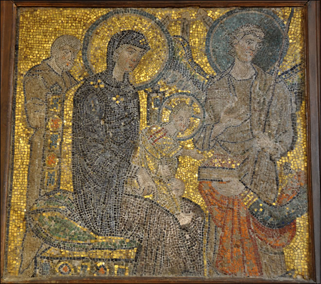 Mosaïque de Santa Maria in Cosmedin L'église Santa Maria in Cosmedin