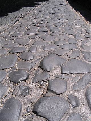 Les pavés de la Via Appia Antica La Via Appia Antica