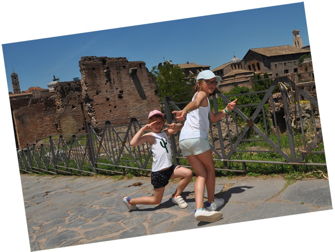 Visiter Rome avec des enfants